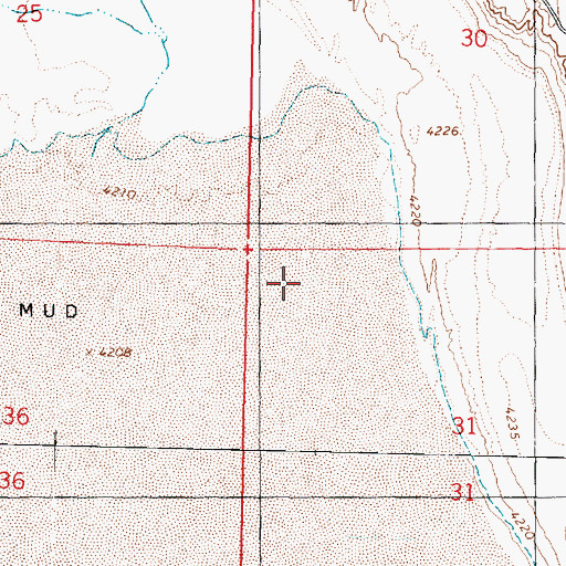 Topographic Map of The Fingerpoint, UT