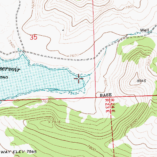 Topographic Map of Dry Hollow, UT