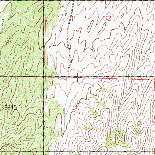 Topographic Map of Confusion Range, UT