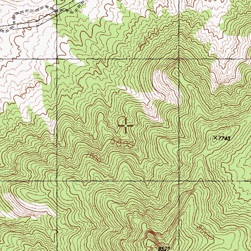 Topographic Map of House Range, UT