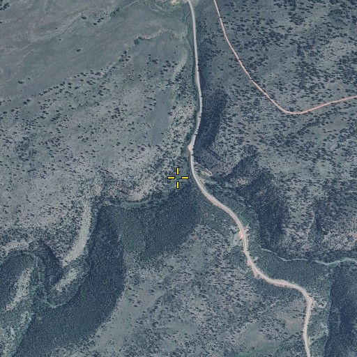 Aerial/Satellite Image of Dowd Creek, UT