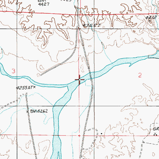 Topographic Map of Muddy Creek, UT