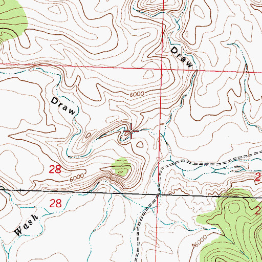 Topographic Map of Studhorse Draw, UT