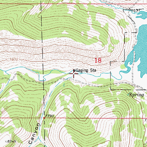 Topographic Map of Andrew Dairy Canyon, UT