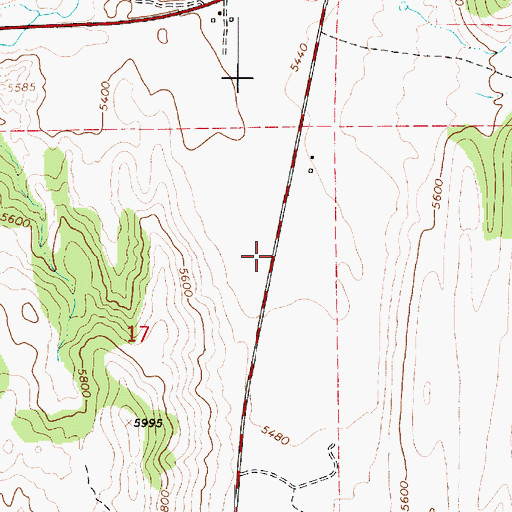 Topographic Map of Arapien Valley, UT