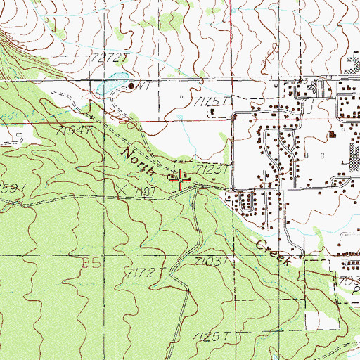 Topographic Map of Baker Ranger Station, UT
