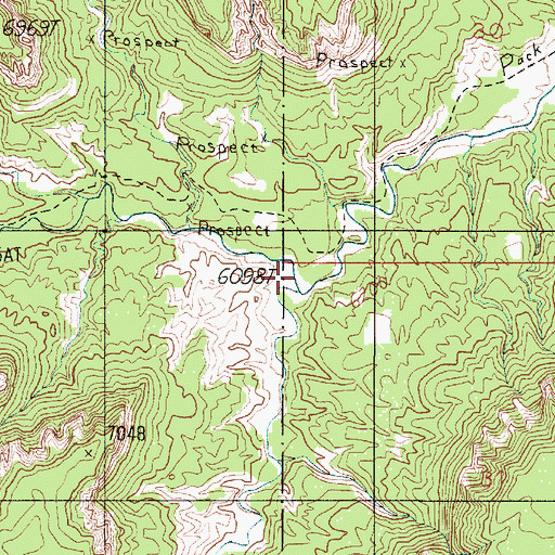 Topographic Map of Bear Canyon, UT
