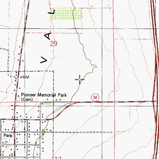Topographic Map of Bear Canyon, UT