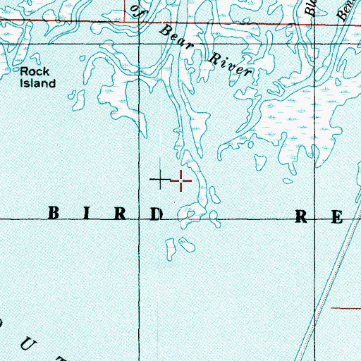 Topographic Map of Bear River, UT