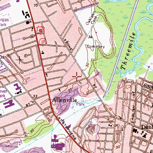 Topographic Map of Sweet Pilgrim Baptist Church, AL