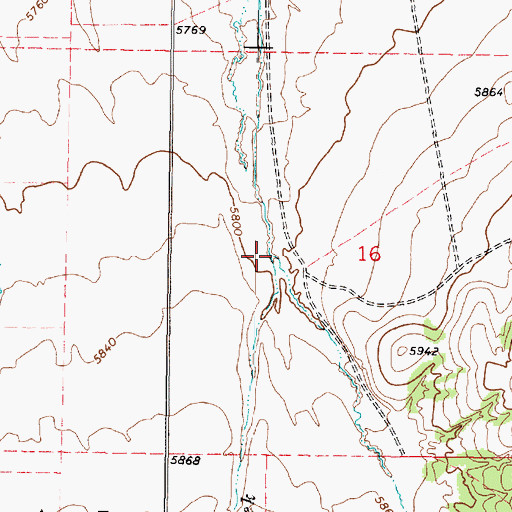Topographic Map of Bennion Creek, UT