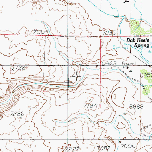Topographic Map of Big Hollow, UT