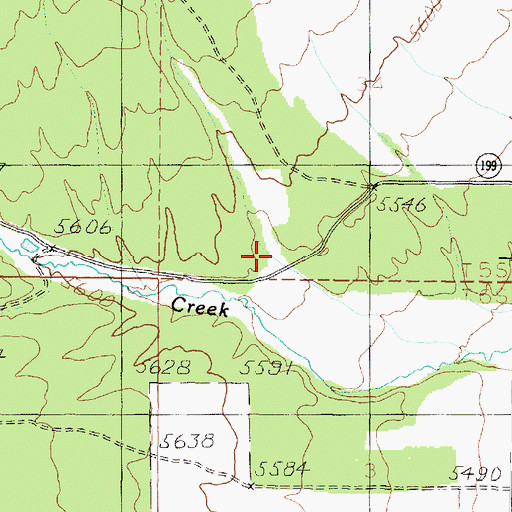 Topographic Map of Big Hollow, UT
