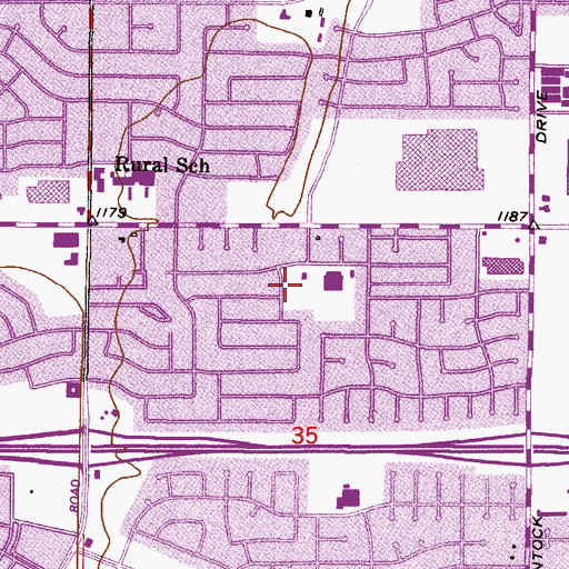 Topographic Map of Cyprus Park, AZ
