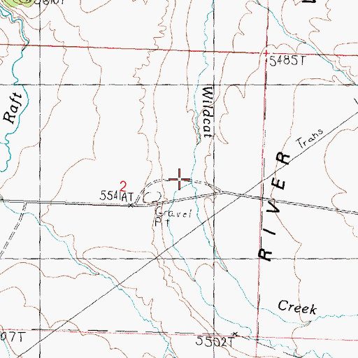 Topographic Map of Big Pole Creek, UT
