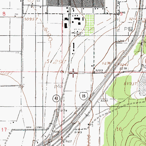 Topographic Map of Biglows Canyon, UT