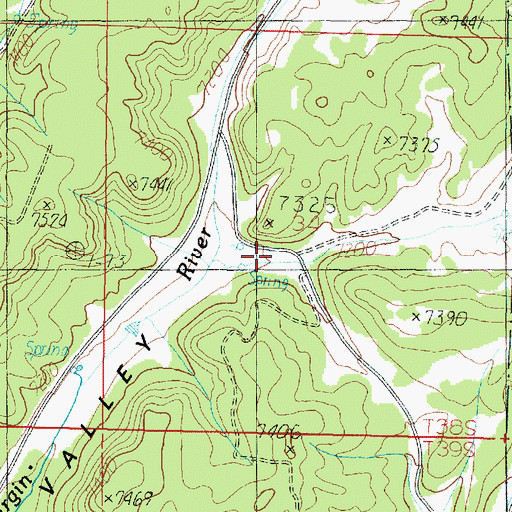 Topographic Map of Birch Canyon, UT