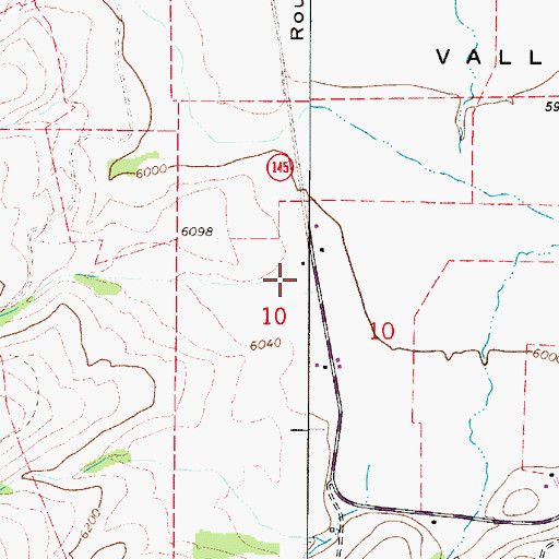Topographic Map of Birch Creek, UT