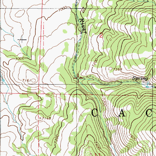 Topographic Map of Blake Hollow, UT