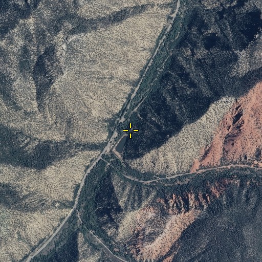 Aerial/Satellite Image of Bowery Creek, UT