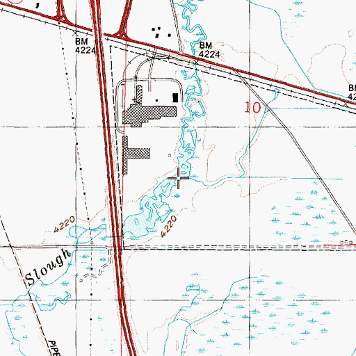 Topographic Map of Box Elder Creek, UT