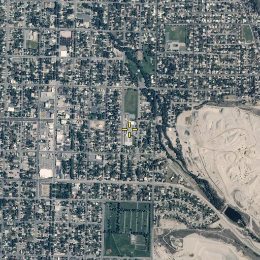 Aerial/Satellite Image of Box Elder Middle School, UT
