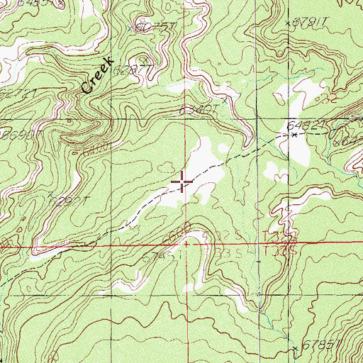 Topographic Map of Bright Angel Trail, UT