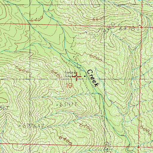 Topographic Map of Browse Area Guard Station, UT