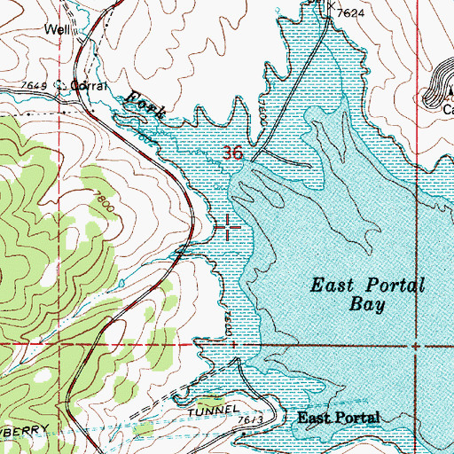 Topographic Map of Bryants Fork Guard Station, UT