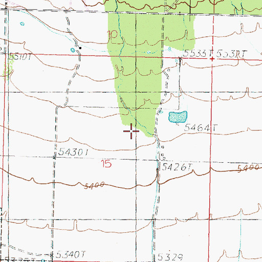 Topographic Map of Bumblebee Canyon, UT