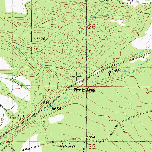 Topographic Map of California Gulch, UT
