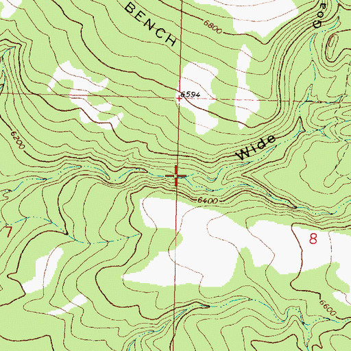 Topographic Map of Carter Canyon, UT
