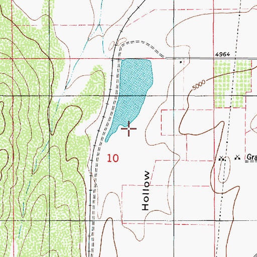 Topographic Map of Cedar Hollow, UT