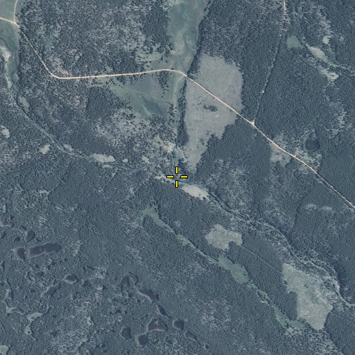 Aerial/Satellite Image of Center Creek, UT