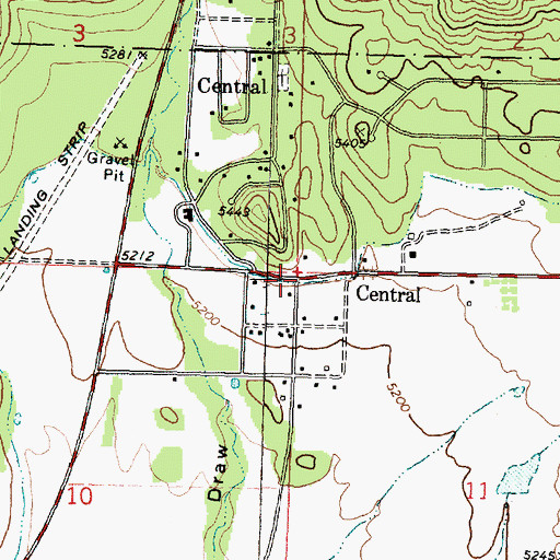 Topographic Map of Central, UT