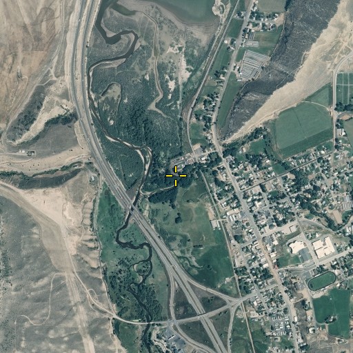 Aerial/Satellite Image of Chalk Creek, UT