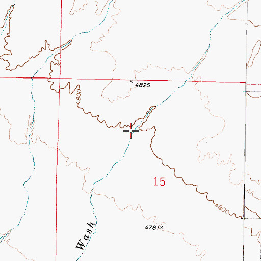 Topographic Map of Cherry Creek, UT