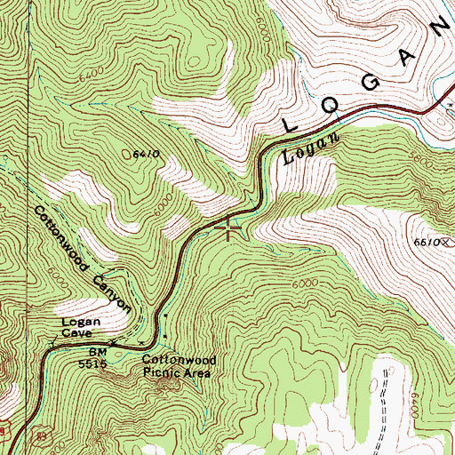 Topographic Map of Chicken Creek, UT