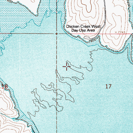 Topographic Map of Chicken Creek, UT