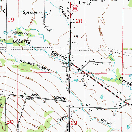 Topographic Map of Chicken Creek, UT