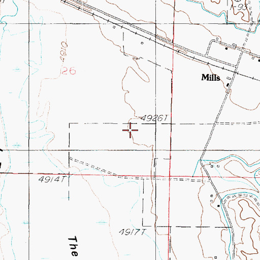 Topographic Map of Chicken Creek, UT