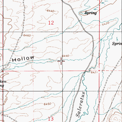 Topographic Map of Chicken Hollow, UT