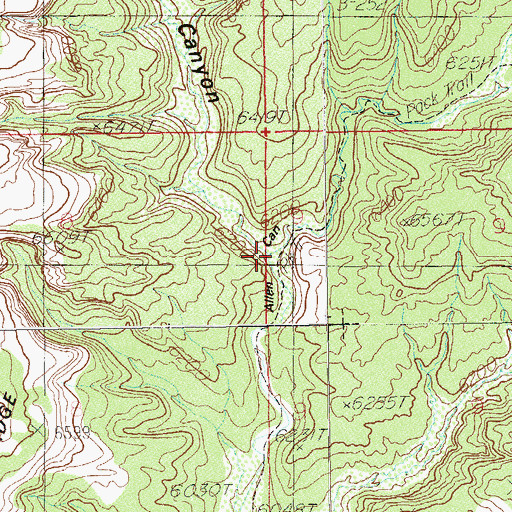 Topographic Map of Chippean Canyon, UT