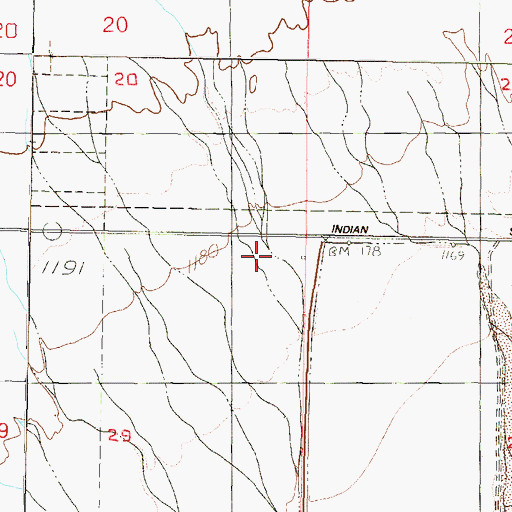 Topographic Map of Delaney Well, AZ