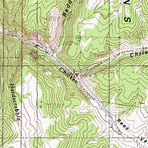 Topographic Map of Chris Canyon, UT