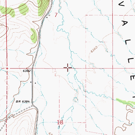 Topographic Map of City Creek, UT