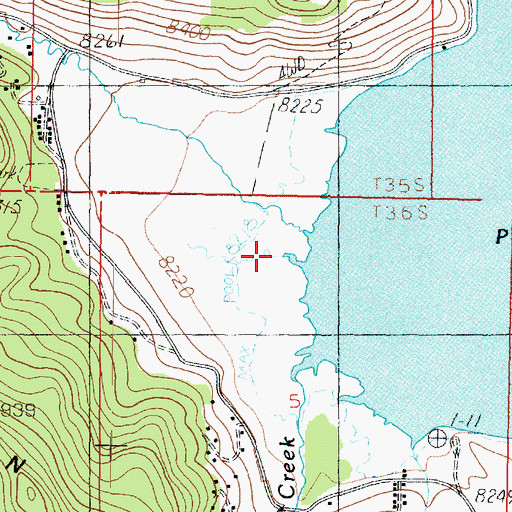 Topographic Map of Clear Creek, UT