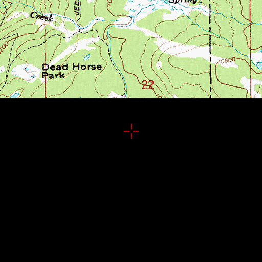 Topographic Map of Cliff Lake, UT