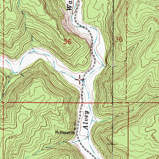 Topographic Map of Coal Bed Canyon, UT
