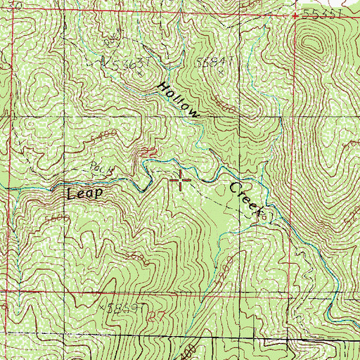 Topographic Map of Coal Hollow, UT